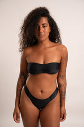 Preto Brilho Top Bandeau